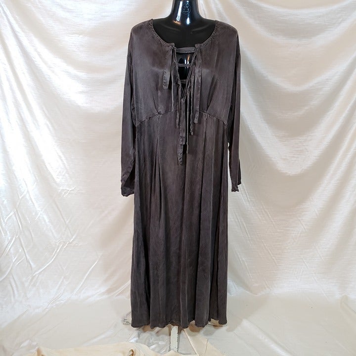 RVHTF Stunning Lace up Corset Vintage Gothic Renaissance Gown Russ Beren